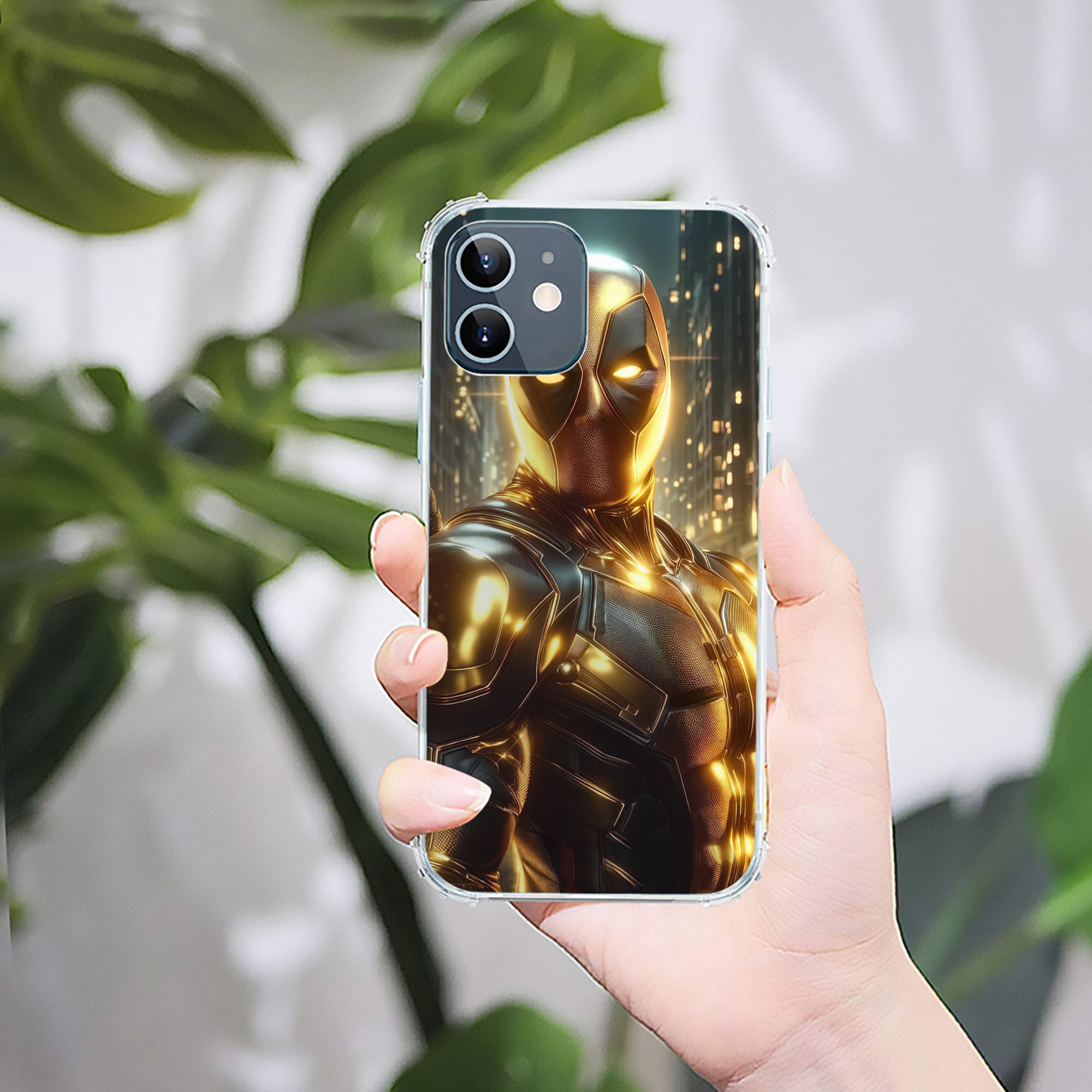 （画像用） Deadpool デッドプール 【iPhone 12シリーズ対応】透明スマホケース（クリアソフトケース）